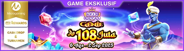 Turnamen & Cashdrop Spin Royal Genie